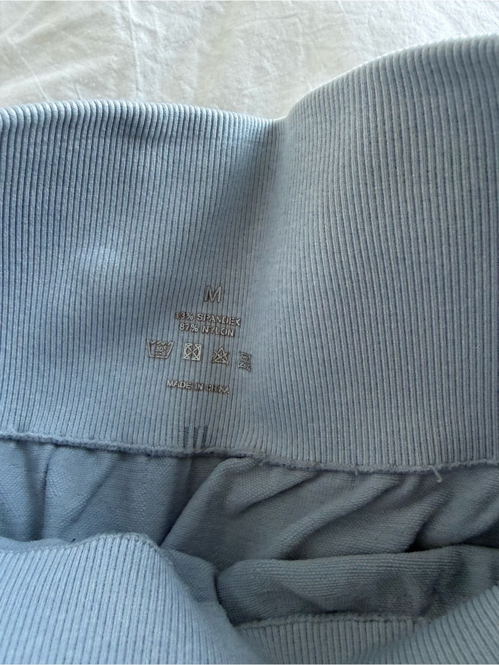 NVGTN Light Blue High-Waist Leggings - Picture 4 of 4